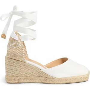 Castañer, Dames, Schoenen, Wit, Maat: 35 EU Katoen,