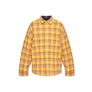 Balenciaga Omkeerbaar shirt , Yellow , Heren , Maat: 2XS