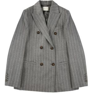 Montedoro, Dames, Jassen, Grijs, Maat: XS Wol,