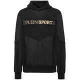Plein Sport, Heren, Sweatshirts & Hoodies, Zwart, Maat: XS Katoen,