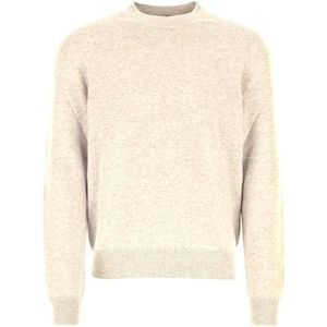 Bottega Veneta, Heren, Truien, Beige, Maat: S Kasjmier,