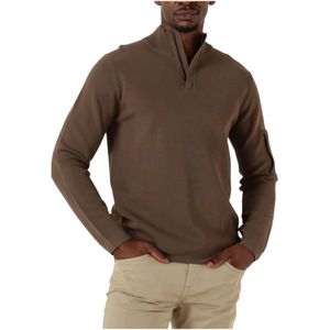 Genti, Heren, Truien, Bruin, Maat: S Katoen,