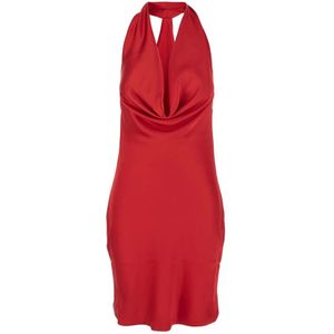 Norma Kamali, Dames, Jurken, Rood, Maat: XS