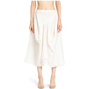 Khaite, Dames, Rokken, Wit, Maat: 2XS Zijde,