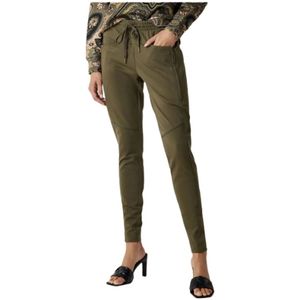 Summum Woman, Dames, Broeken, Groen, Maat: XS Viscose,