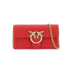 Pinko Shoulder Bags , Red , Dames , Maat: ONE Size