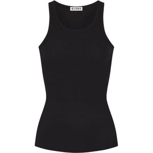 Éterne, Dames, Tops, Zwart, Maat: S Katoen,