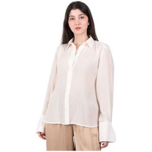 Kiefermann, Dames, Blouses & Shirts, Beige, Maat: S