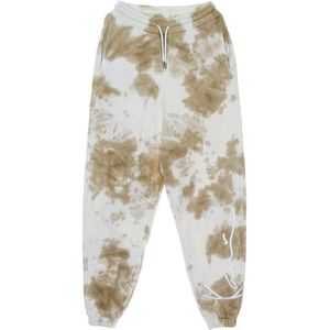 Karl Kani - Tie Dye - Trainingsbroek - Beige - 80% Katoen, 20% Polyester