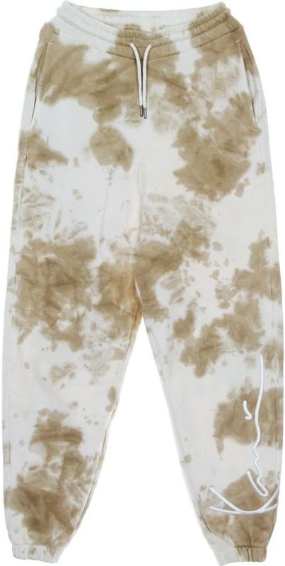 Karl Kani - Tie Dye - Trainingsbroek - Beige - 80% Katoen, 20% Polyester