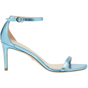 Stuart Weitzman, Dames, Schoenen, Blauw, Maat: 37 1/2 EU Leer,
