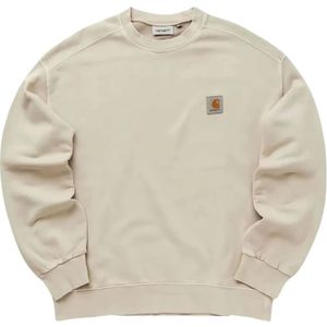 Carhartt Wip, Heren, Sweatshirts & Hoodies, Beige, Maat: S Katoen,