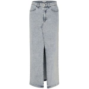 Gestuz, Dames, Rokken, Grijs, Maat: 2XS Denim,