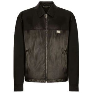 Dolce & Gabbana, Heren, Jassen, Zwart, Maat: L