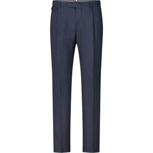 Windsor, Heren, Broeken, Blauw, Maat: L Linnen,