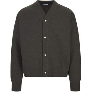 Jacquemus, Heren, Truien, Groen, Maat: M Wol,