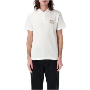 Burberry, Heren, Tops, Wit, Maat: L Katoen,