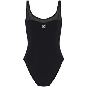 Tory Burch, Dames, Badkleding, Zwart, Maat: XS