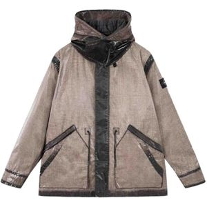 Stone Island, Heren, Jassen, Grijs, Maat: M