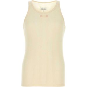 Maison Margiela, Heren, Tops, Beige, Maat: XL Katoen,
