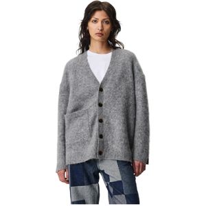 Adnym Atelier, Dames, Truien, Grijs, Maat: S Wol,