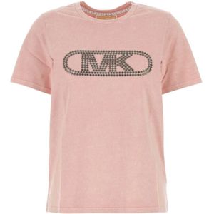 Michael Kors, Dames, Tops, Roze, Maat: XS Katoen,
