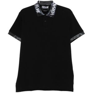 Versace Jeans Couture, Heren, Tops, Zwart, Maat: S