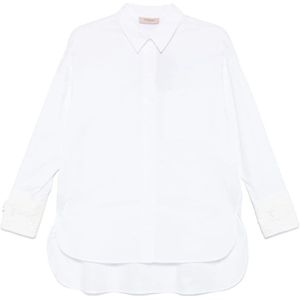Twinset, Dames, Blouses & Shirts, Wit, Maat: XS