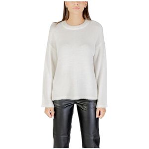 Only, Dames, Truien, Wit, Maat: M Nylon,