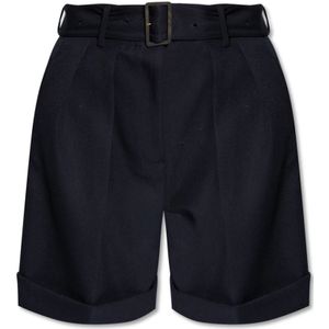 Golden Goose, Dames, Korte broeken, Blauw, Maat: XS Wol,