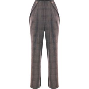 Kocca, Dames, Broeken, Bruin, Maat: 2XS