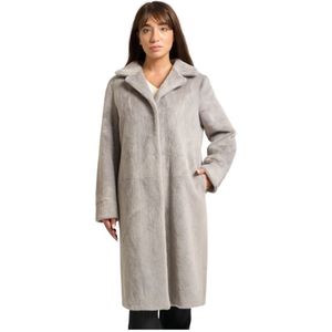 YES Zee, Dames, Mantels, Grijs, Maat: XS
