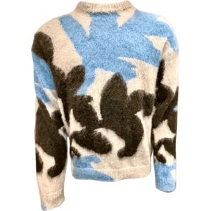 Roberto Collina, Heren, Truien, Veelkleurig, Maat: XL Mohair,