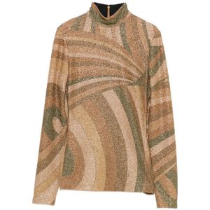 Pucci, Dames, Blouses & Shirts, Veelkleurig, Maat: S