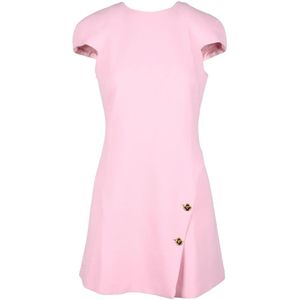 Versace, Dames, Jurken, Roze, Maat: XS Wol,