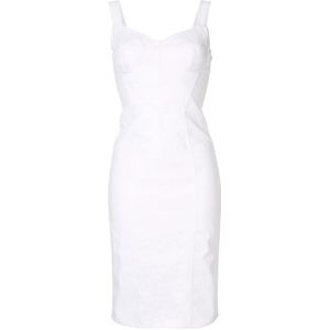 Dolce & Gabbana, Dames, Jurken, Wit, Maat: M Polyamide,