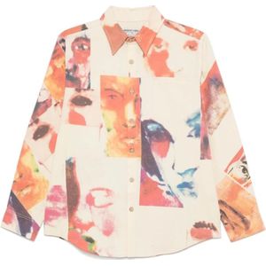 KidSuper Studios, Heren, Overhemden, Veelkleurig, Maat: M Katoen,