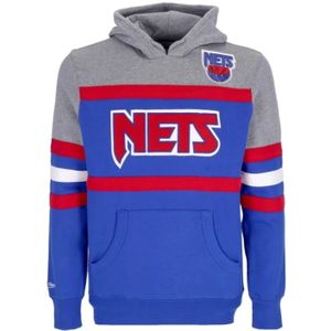 Mitchell & Ness, Heren, Sweatshirts & Hoodies, Blauw, Maat: M
