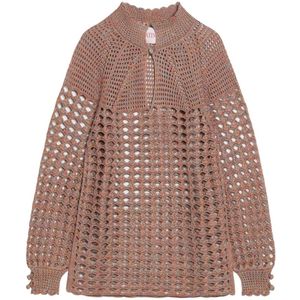 Valentino, Heren, Truien, Bruin, Maat: S