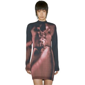 Eytys, Dames, Jurken, Veelkleurig, Maat: S Poliester,