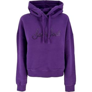 MC2 Saint Barth, Dames, Sweatshirts & Hoodies, Paars, Maat: XS
