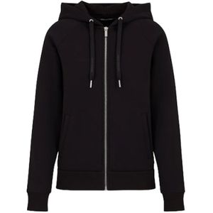 Armani Exchange, Dames, Sweatshirts & Hoodies, Zwart, Maat: M Katoen,