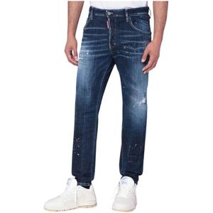 Dsquared2, Heren, Jeans, Blauw, Maat: L