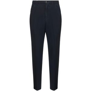 Brunello Cucinelli, Heren, Broeken, Blauw, Maat: XL Linnen,