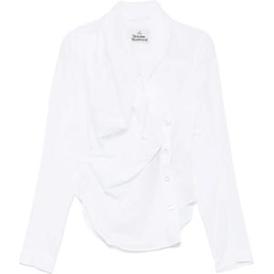 Vivienne Westwood, Dames, Blouses & Shirts, Wit, Maat: S
