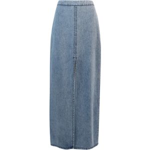 March23, Dames, Rokken, Blauw, Maat: L