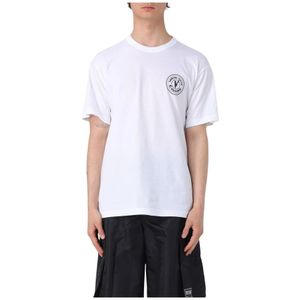 Versace Jeans Couture, Heren, Tops, Wit, Maat: XL