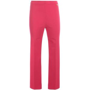 Twinset Chique en Comfortabele Kersenbroek , Red , Dames , Maat: XS