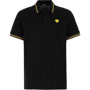 Versace, Heren, Tops, Zwart, Maat: XL Katoen,
