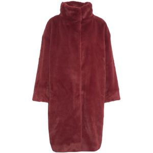 Herno, Dames, Mantels, Rood, Maat: XS Katoen,